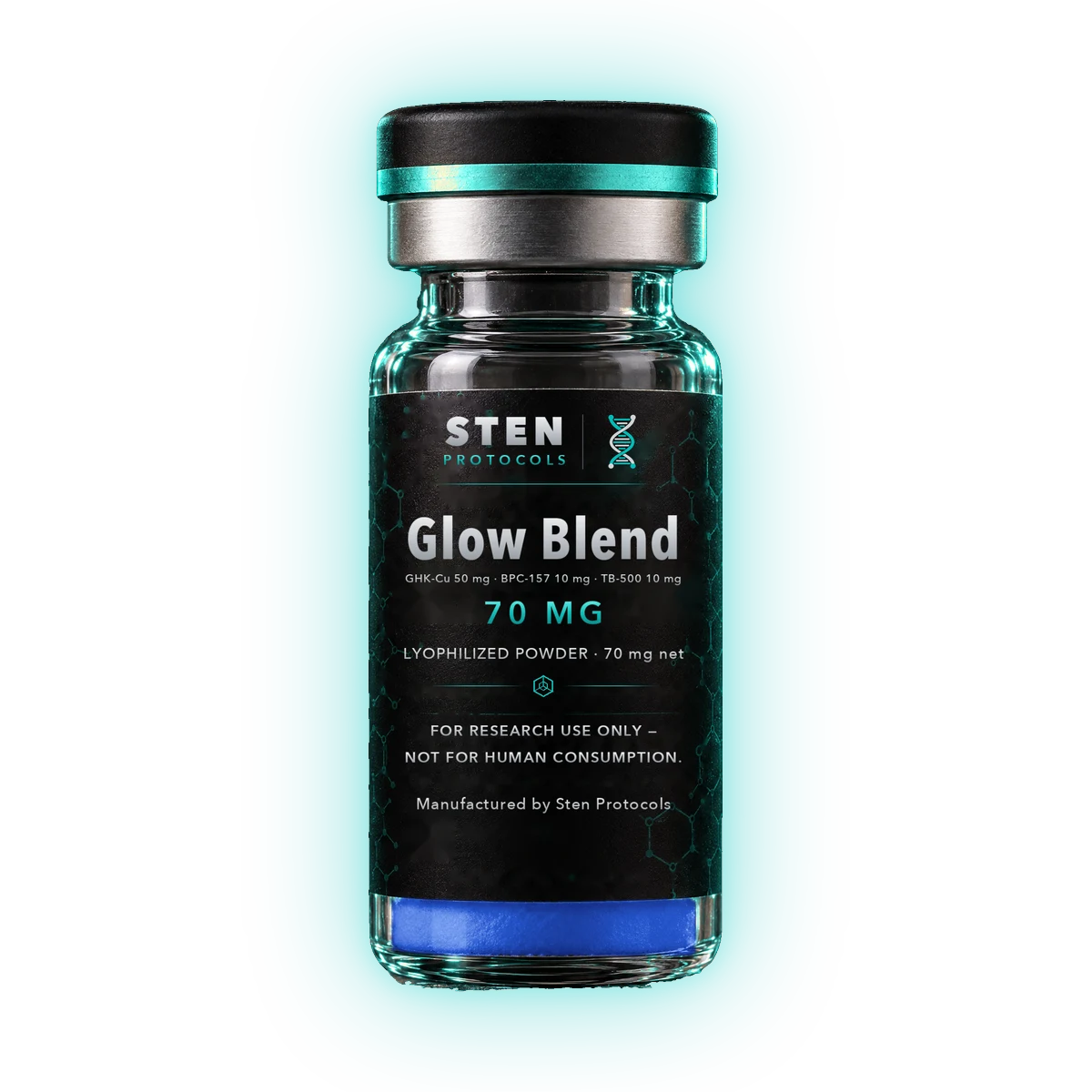 Glow Blend 70 mg research vial