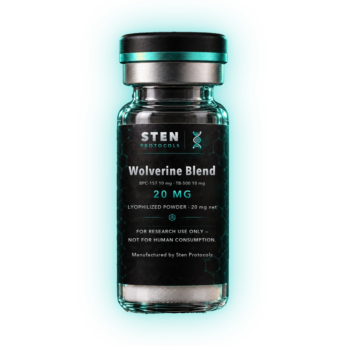 Wolverine Blend 20 mg research vial